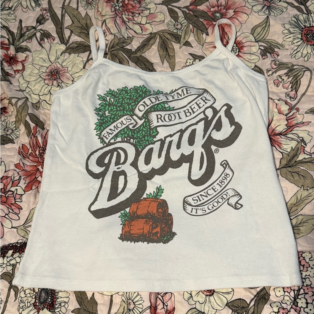 ✨ Barq's White Root Beer Logo Tank Top ✨ SALE 3 for $15